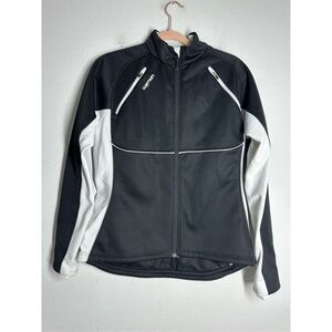 Btwin Women’s Cycling Jacket Full Zip Lined Pockets Sz L See Description